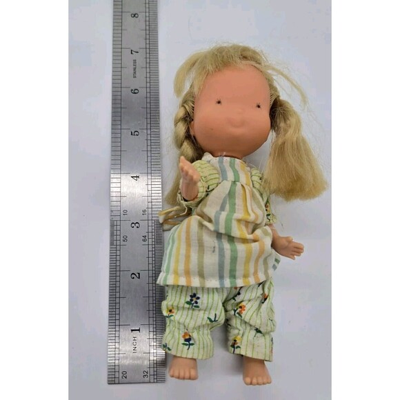 Vintage Holly Hobbie 1976 H1 K.T.C. AGC Girl Doll Made in Taiwan With Clothes - Picture 14 of 14